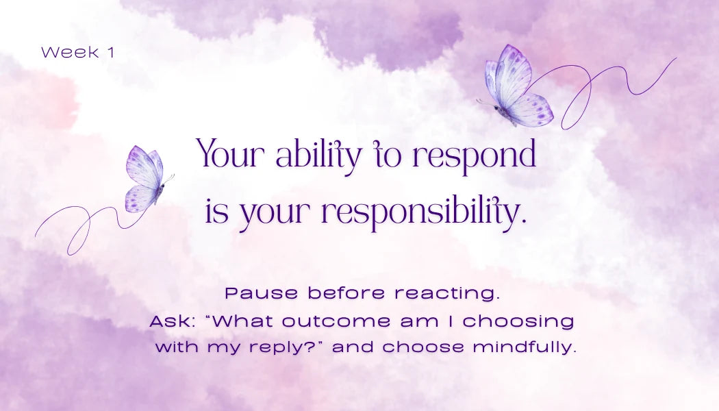 Week 1 psychological directive card